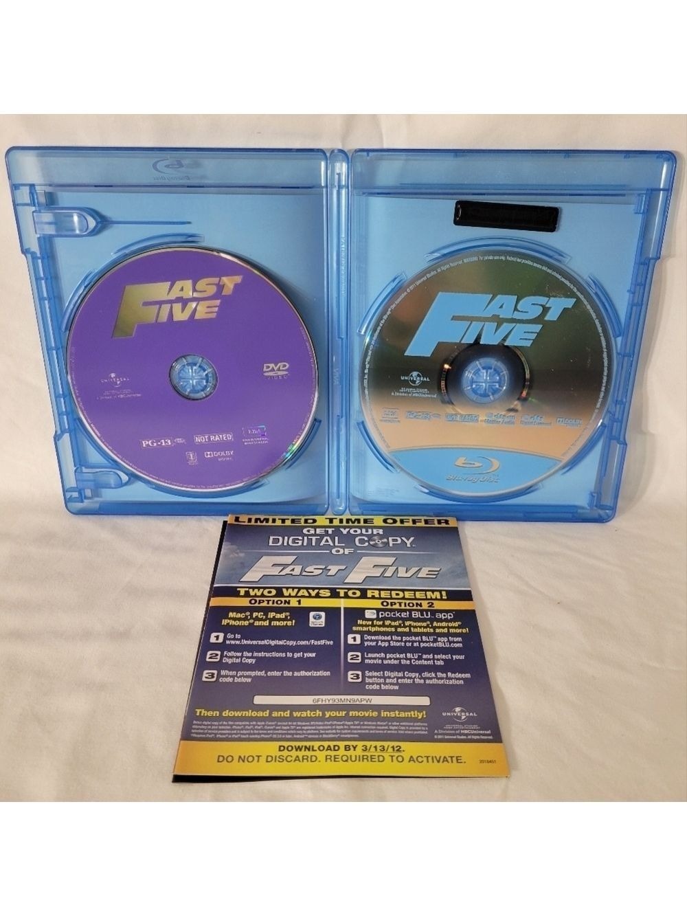 5/$10! Fast Five Blu-ray - Picture 4 of 4